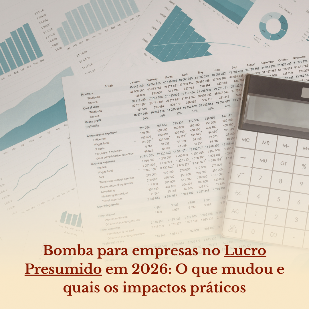 lucro presumido mudança 2026